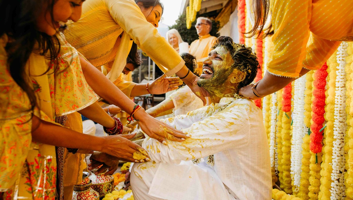Immersing in Yellow: Capturing the Vibrant Haldi Ceremony in Indian Weddings